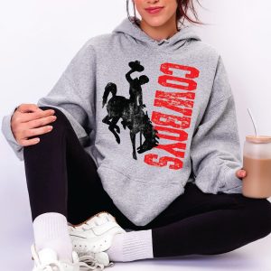Shop Wyoming Distressed Cowboys hoodie Shop Wyoming Distressed Cowboys hoodie