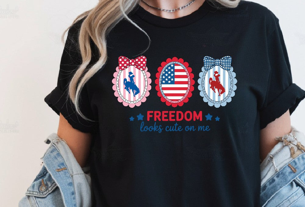 Shop Wyoming Freedom looks cute on me WY style tee or tank Shop Wyoming Freedom looks cute on me WY style tee or tank