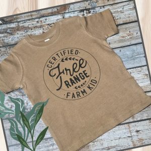 Shop Wyoming Free Range Farm Kid Tee ~TODDLERS ~ Coyote Brown Shop Wyoming Free Range Farm Kid Tee ~TODDLERS ~ Coyote Brown