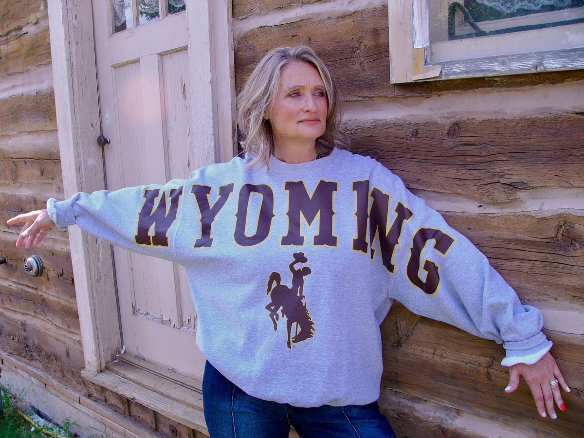Shop Wyoming WYOMING varsity Crewneck Shop Wyoming WYOMING varsity Crewneck