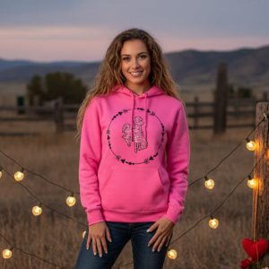 Shop Wyoming Heart Vibes~ Azalea Pink Gildan Hoodie Shop Wyoming Heart Vibes~ Azalea Pink Gildan Hoodie