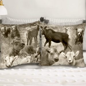 Shop Wyoming WILD BABIES ACCENT PILLOW COVER Shop Wyoming WILD BABIES ACCENT PILLOW COVER