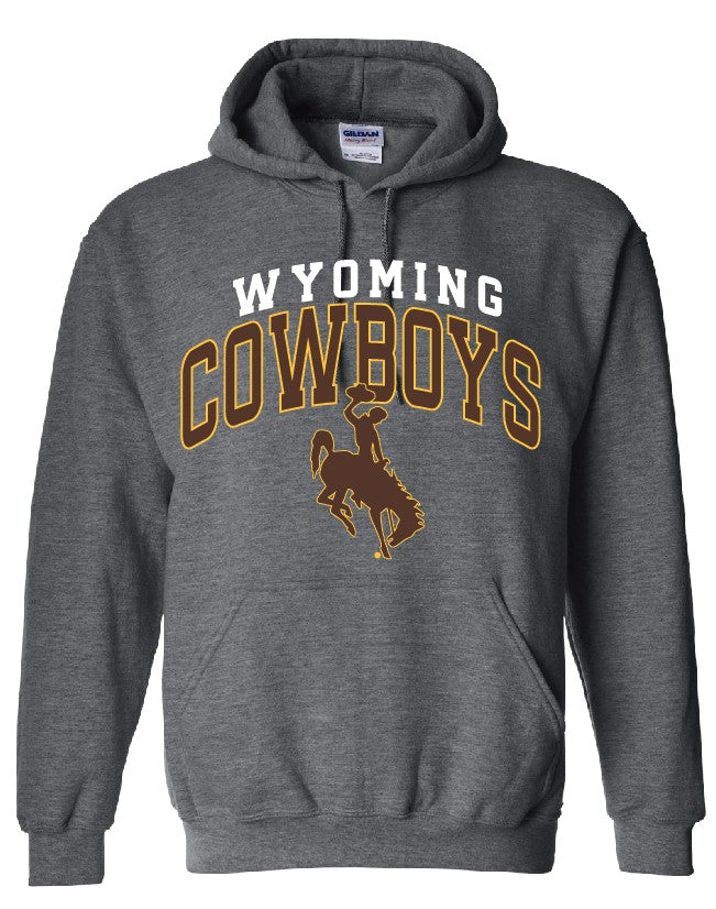 Shop Wyoming Wyoming Cowboys dark Heather Hoodie Shop Wyoming Wyoming Cowboys dark Heather Hoodie