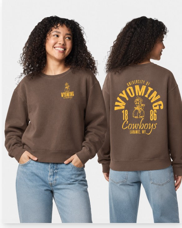 Shop Wyoming University of Wyoming Pistol Pete T-Shirt or Crewneck Shop Wyoming University of Wyoming Pistol Pete T-Shirt or Crewneck