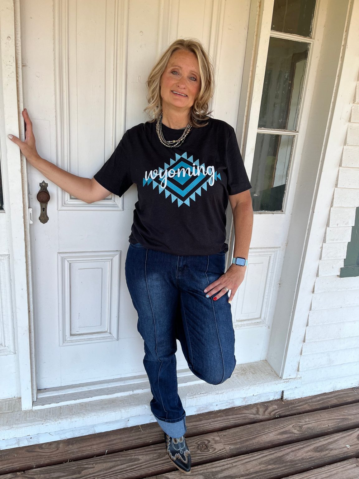 Shop Wyoming Aztec Wyoming T-Shirt Shop Wyoming Aztec Wyoming T-Shirt