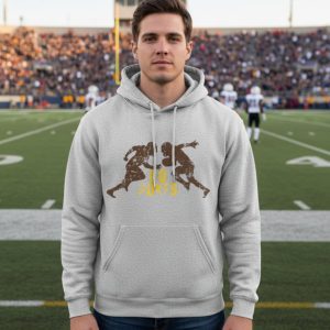 Shop Wyoming Distressed GO POKE HOODIE Shop Wyoming Distressed GO POKE HOODIE