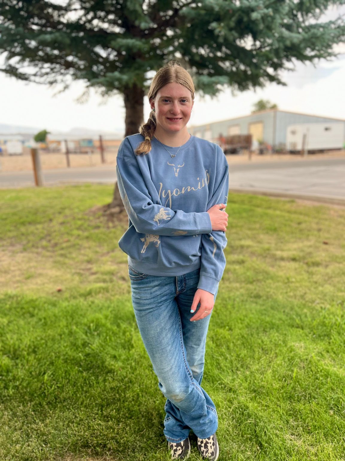 Shop Wyoming Wyoming Western collage Comfort Colors Crewneck Shop Wyoming Wyoming Western collage Comfort Colors Crewneck