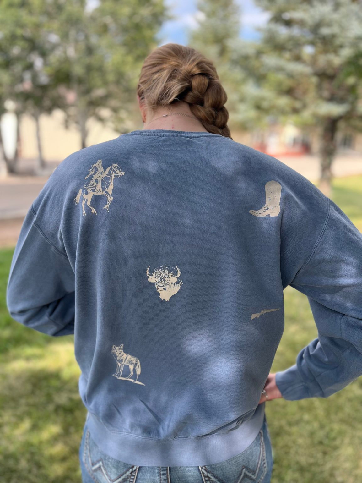 Shop Wyoming Wyoming Western collage Comfort Colors Crewneck Shop Wyoming Wyoming Western collage Comfort Colors Crewneck