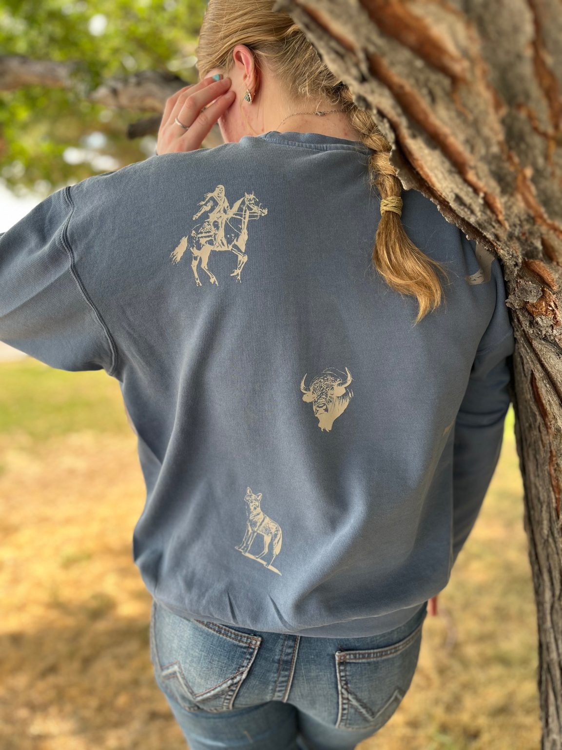 Shop Wyoming Wyoming Western collage Comfort Colors Crewneck Shop Wyoming Wyoming Western collage Comfort Colors Crewneck