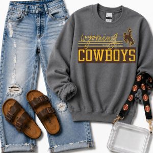Shop Wyoming Wyoming Cowboys Crewneck Shop Wyoming Wyoming Cowboys Crewneck