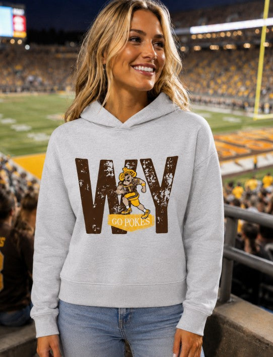 Shop Wyoming WY distressed Pistol Pete Independent trading hoodie Shop Wyoming WY distressed Pistol Pete Independent trading hoodie