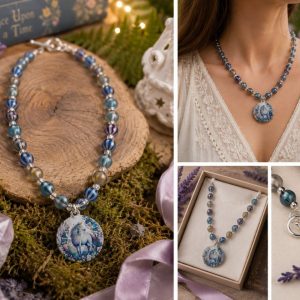 Shop Wyoming Enchanted Unicorn Pendant Necklace – 19.5″ Glass Bead Necklace with Silverplated Toggle Clasp Shop Wyoming Enchanted Unicorn Pendant Necklace – 19.5″ Glass Bead Necklace with Silverplated Toggle Clasp