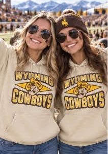 Shop Wyoming Wyoming Cowboys with Pete Hoodie Shop Wyoming Wyoming Cowboys with Pete Hoodie